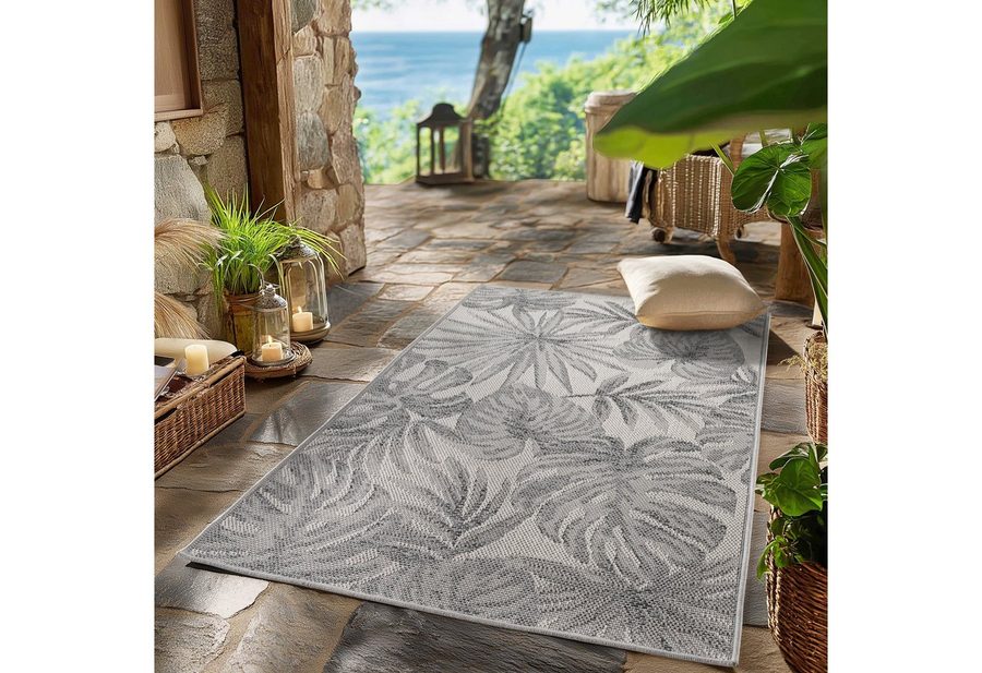 SIMPEX24 Outdoorteppich Boho Design, Läufer, Höhe: 5 mm, Outdoor Teppich Wetterfest Modern Design Wohnzimmer Küchen Terrasse von SIMPEX24