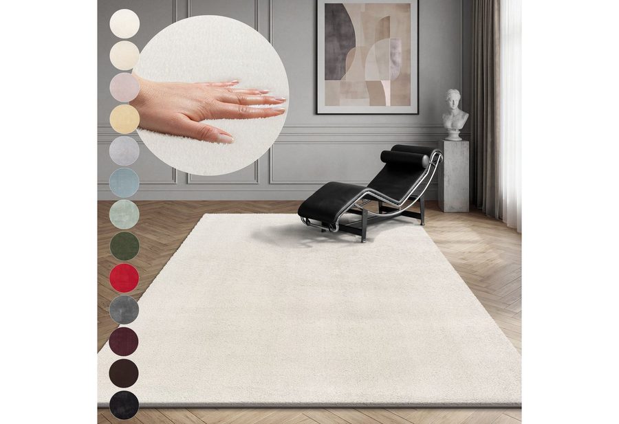 OTTO home Teppich Arabell, Kunstfellteppich, Felloptik, waschbar, rechteckig, Höhe: 16 mm, flauschig, kuschelig, Anti-Rutsch-Unterseite, Wohnzimmer, Schlafzimmer von OTTO home