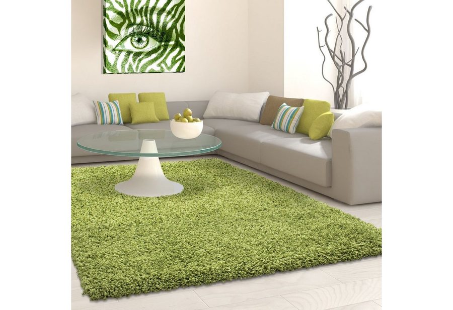 Ayyildiz Teppiche Hochflor-Teppich Life Shaggy 1500, auch als Läufer und in Rund erhältlich, rechteckig, Höhe: 30 mm, Langflor, uni, große Farb- und Größenauswahl. Wohnzimmer, alle Räume von Ayyildiz Teppiche