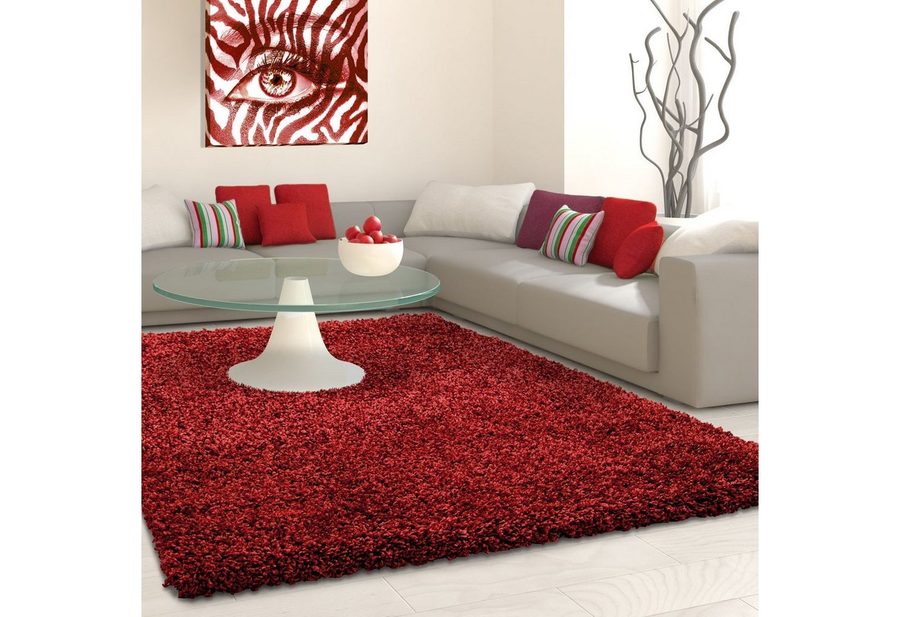 Ayyildiz Teppiche Hochflor-Teppich Life Shaggy 1500, auch als Läufer und in Rund erhältlich, rechteckig, Höhe: 30 mm, Langflor, uni, große Farb- und Größenauswahl. Wohnzimmer, alle Räume von Ayyildiz Teppiche