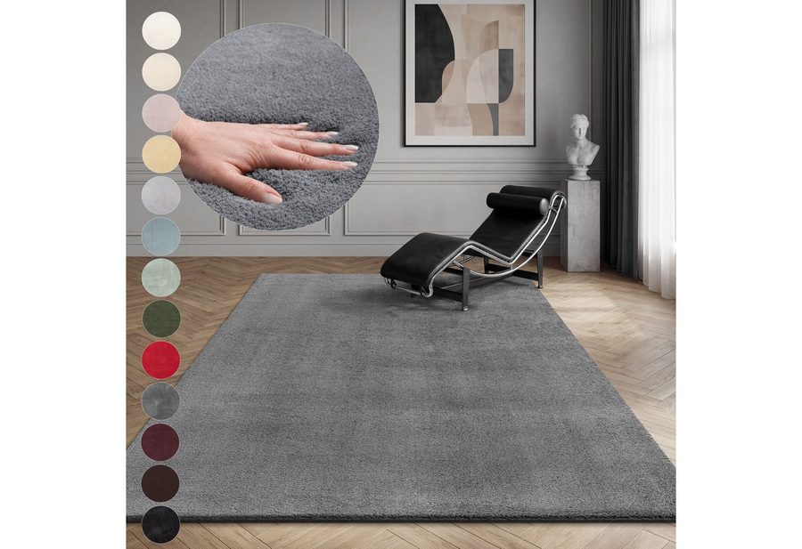 OTTO home Teppich Arabell, Kunstfellteppich, Felloptik, waschbar, rechteckig, Höhe: 16 mm, flauschig, kuschelig, Anti-Rutsch-Unterseite, Wohnzimmer, Schlafzimmer von OTTO home