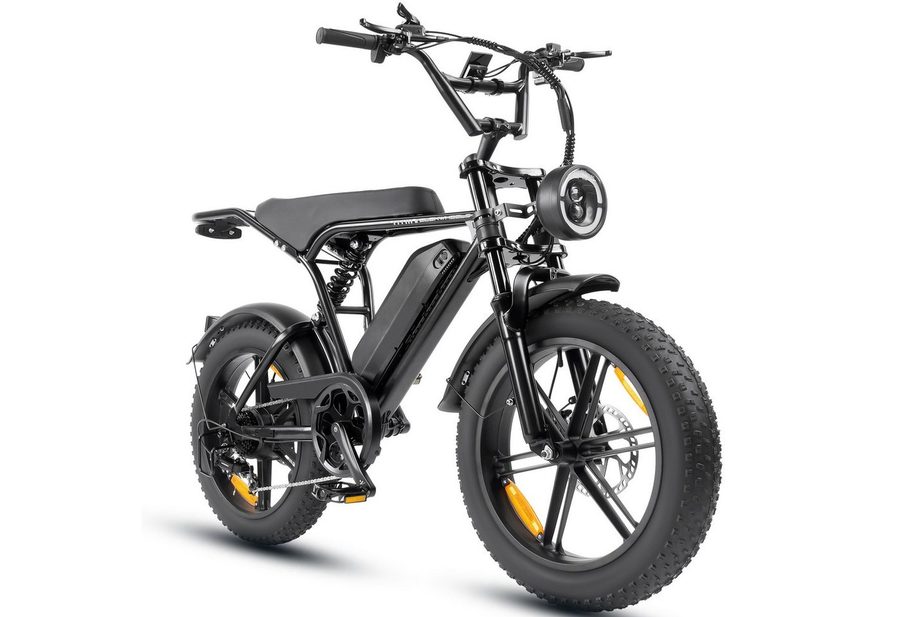 Vankel E-Bike Cityrad E-MTB E6-2.0 Damen u. Herren 48V 15Ah 720WH 250W 80Nm 108 km, 7 Gang Shimano, Kettenschaltung, Heckmotor, 720 Wh, (mit Akku-Schlüssel, mit Akku-Ladegerät, Beleuchtungsset, mit Werkzeug), bis 100km, 7 Gang Shimano, Kettenschaltung, E-bikes Pedelec