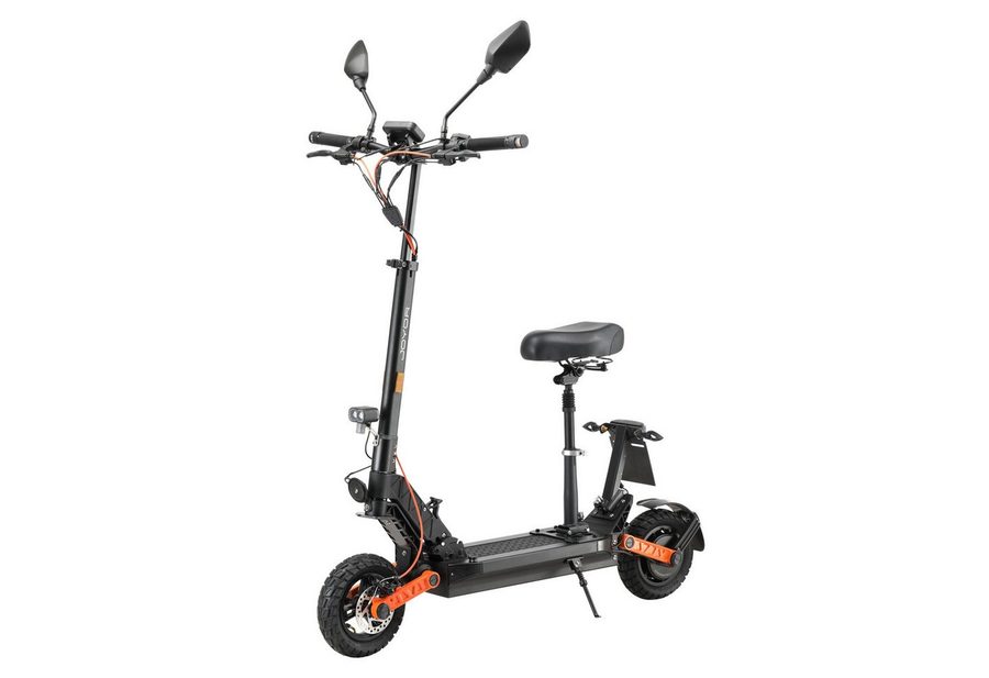 JOYOR E-Scooter S8E Elektroroller mit Straßenzulassung Sitz 45 km/h klappbar offroad, 45 km/h, 800W, hohe Reichweite, NFC Schlüssel, Federung