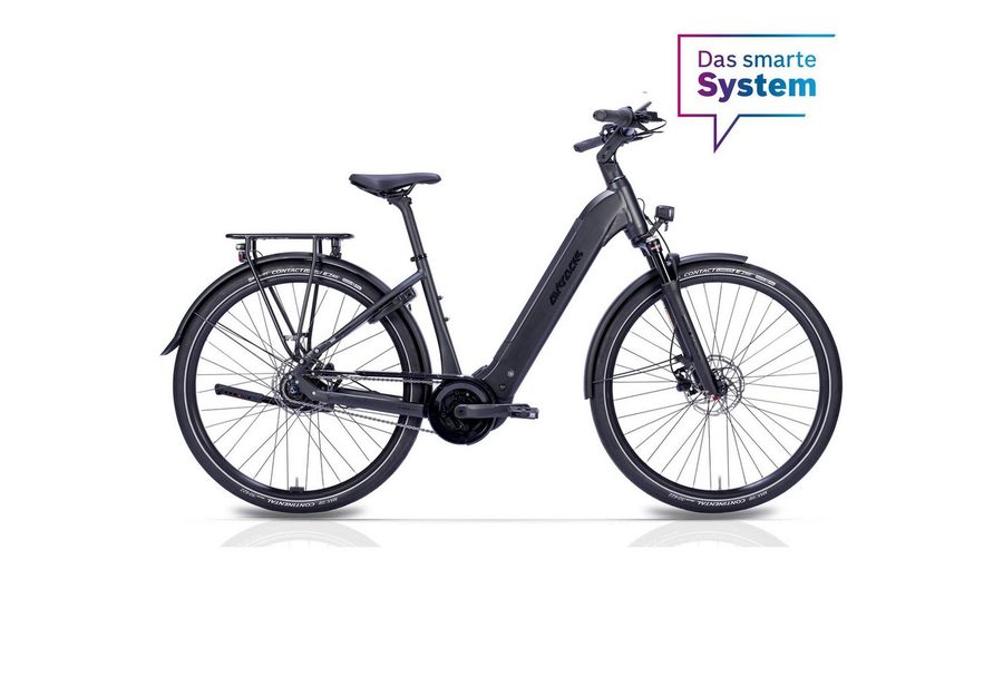 Airtracks E-Bike Cityrad 28 Damen E-Bike CIty Fahrrad LS Wave TERRA CT2 BOSCH Performance Line, 8 Gang Shimano Shimano Nexus 8 Schaltwerk, Nabenschaltung, Mittelmotor, 600 Wh, (Akku PowerTube 600Wh, Smart System), Display Intuvia 100, Tiefeinsteiger, Größen 45 50 55 cm - Mod. 2026