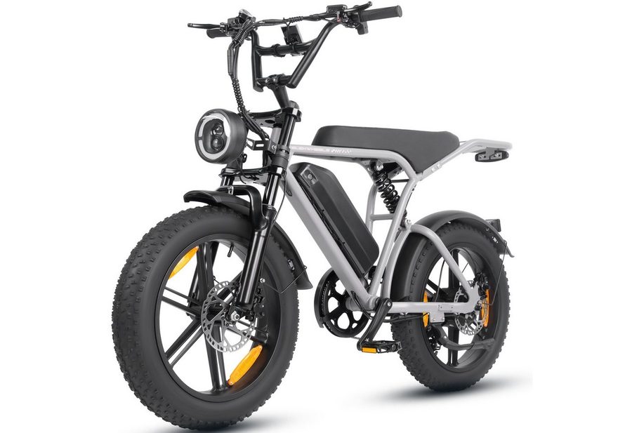 Vankel E-Bike Cityrad E7-2.0 Elektrofahrrad 20” x 4 Damen u. Herren Pedelec 720Wh Max.108KM, Kettenschaltung, Heckmotor, 720 Wh, Pedelec, Elektrofahrrad E-Mountainbike für Erwachsene, E-bikes