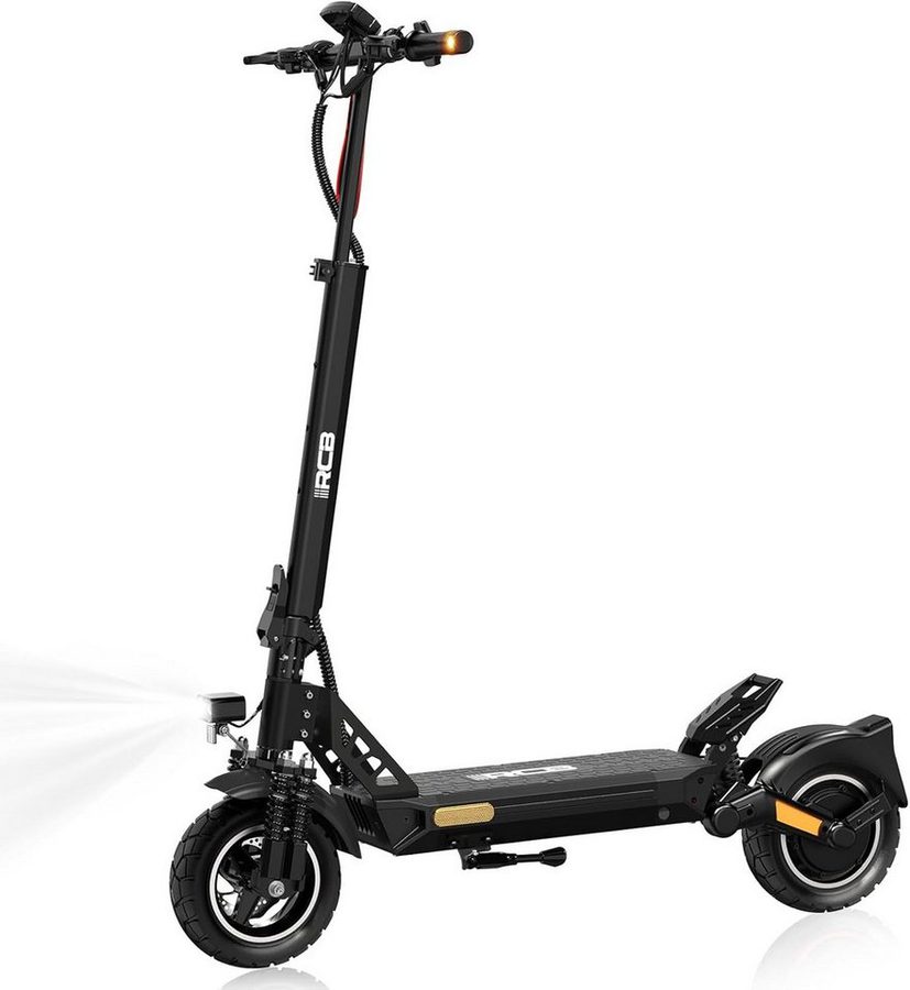 RCB E-Scooter D5 Ultra mit Straßenzulassung NFC Blinker App bis 100km Reichweite, 500 W, 20 km/h, 1600 W Peakleistung, bis 150 kg Gesamtmasse