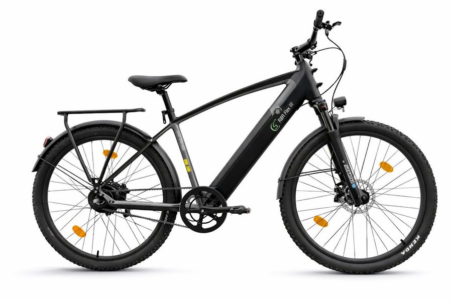 SachsenRAD E-Bike Trekkingrad R8R Flex III mit Riemenantrieb, Shimano, ohne Schaltung, Heckmotor, 522 Wh