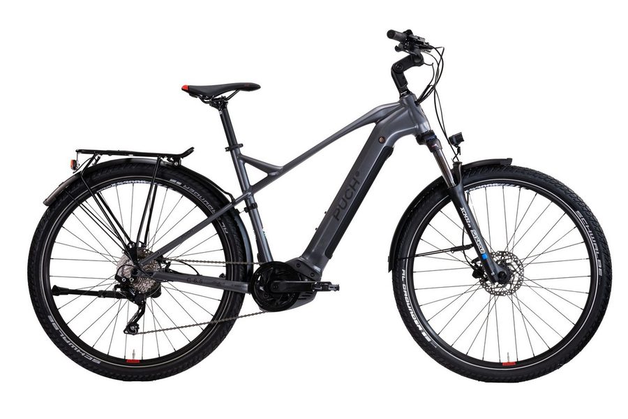 PUCH E-Bike Mountainbike PUCH C6.5 SUV / BOSCH 500 Wh 29" grau 10 Gänge, 10 Gang Shimano DEORE RDM-6000 Schaltwerk, Kettenschaltung, Mittelmotor, 500 Wh, BOSCH PERFORMANCE LINE CX 36 V/250 W