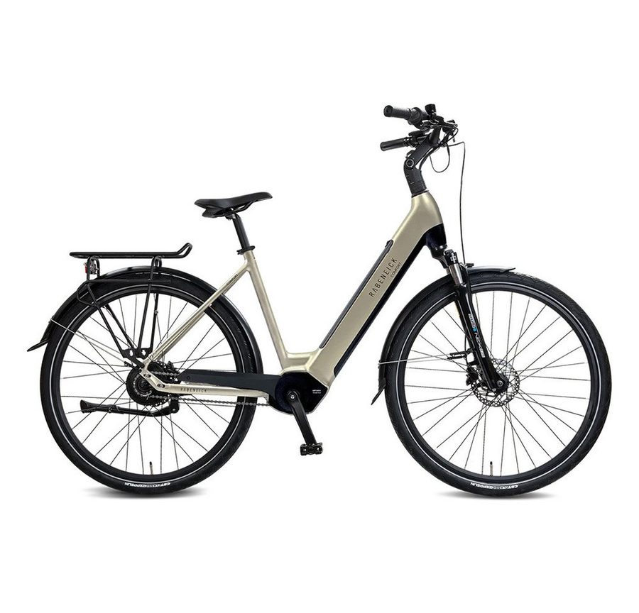 Rabeneick E-Bike Cityrad Rabeneick Comfort Enviolo Nabenschaltung, E-Bike 28 Zoll, Damen&Herren, Enviolo HD-148 Schaltwerk, Mittelmotor, 522 Wh, 75 Nm Mittelmotor, Enviolo stufenlos, 522 Wh Akku, bis 150 km