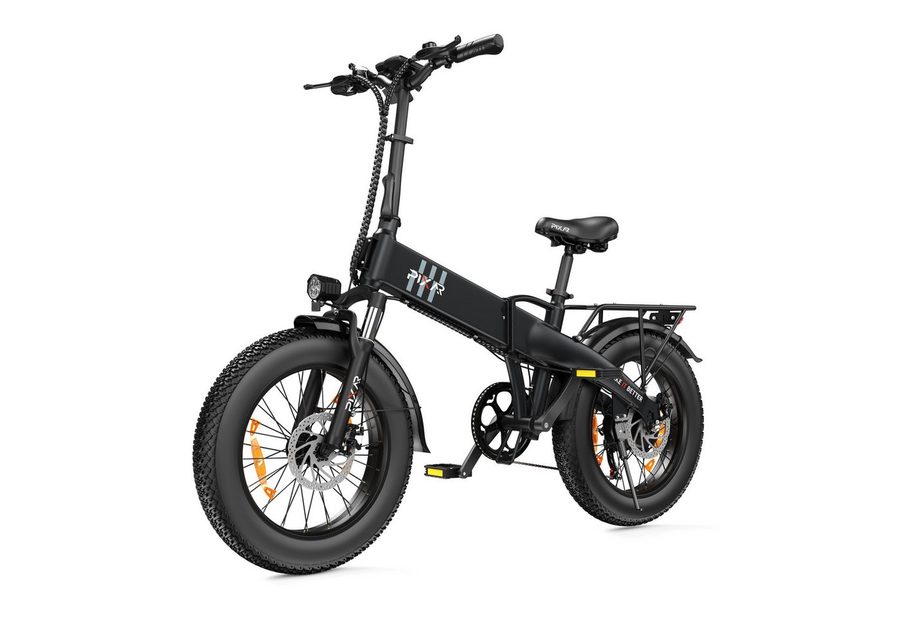 PIXAR E-Bike Cityrad F2 Elektrofahrrad 20 Zoll Fatbike Klapprad, 48 V 15 Ah, 7 Gang, bürstenloser Hinterradnabenmotor, 720 Wh, (Packung), 250 W, bis zu 100 km, 25 km/h, Shimano 7-Gang, 5 Unterstützungsstufen