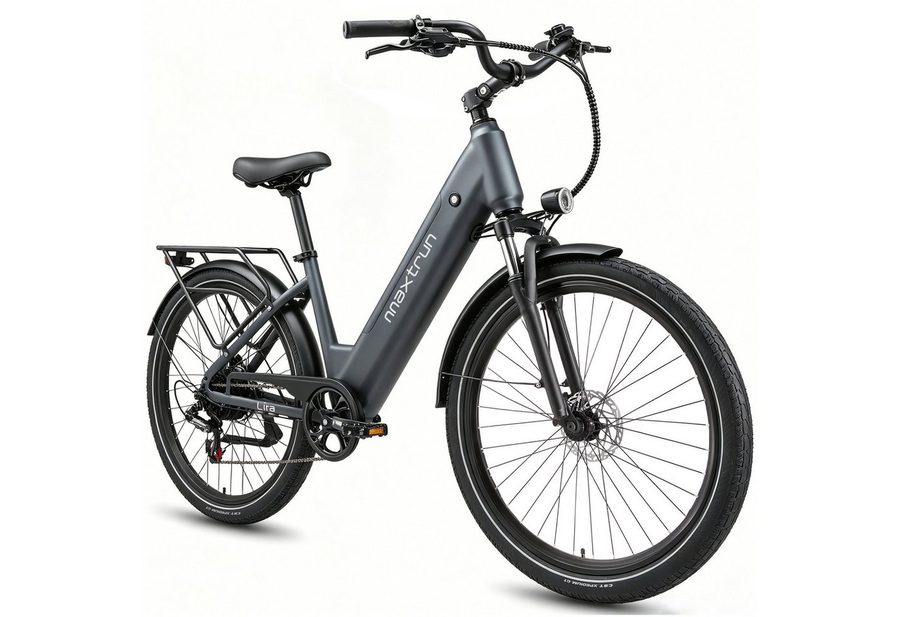 Vankel E-Bike Cityrad 28Zoll E-Fahrrad Damen u. Herren 720WH Pedelec, 48V 15AH 140km E-bikes, Kettenschaltung, Heckmotor, 720 Wh, (set, Beleuchtungsset mit Batterieladegerät, Batterieschlüssel, Werkzeug), Stadt-E-Fahrrad mit 28" Reifen, Drehmomentsensor verstellbarem Lenker