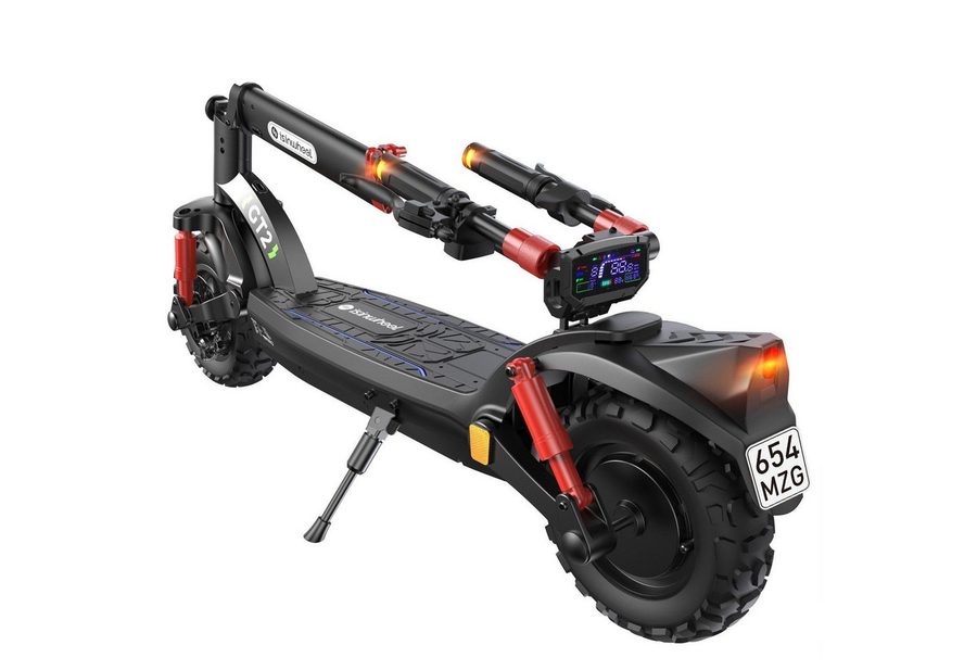 iSinwheel E-Scooter Offroad mit Straßenzulassung (ABE) 11-Zoll-Reifen,80km Reichweite, (1 tlg), Duales Bremssystem, Belastung bis 150kg,500W