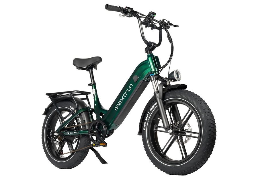 Vankel E-Bike Cityrad Camel E-Fahrrad Damen u. Herren 864WH Pedelec, 48V 18AH 120 km, Kettenschaltung, Heckmotor, 864 Wh, (Beleuchtungsset mit Batterieladegerät, Batterieschlüssel, Werkzeug), Fatbike E-Bikes 250W, 120km Reichweite, 20×4.0" Reifen