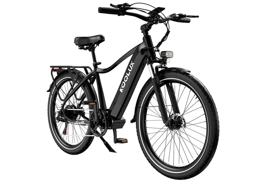 KOOLUX E-Bike 26/27,5 Zoll Elektrofahrrad für Damen/Herren,elektro-cityrad, Heckmotor, 624 Wh, Elektrofahrrad 7-Gang Shimano 48V13AH Herausnehmbare Batterie
