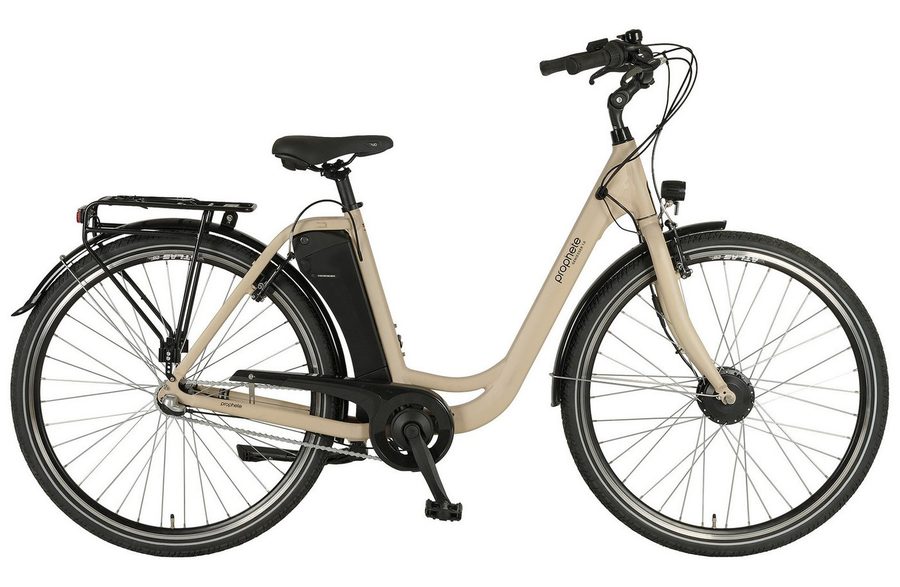 Prophete E-Bike Cityrad Prophete Geniesser 1.0, 3 Gang Shimano Nexus Schaltwerk, Nabenschaltung, Frontmotor, 374 Wh