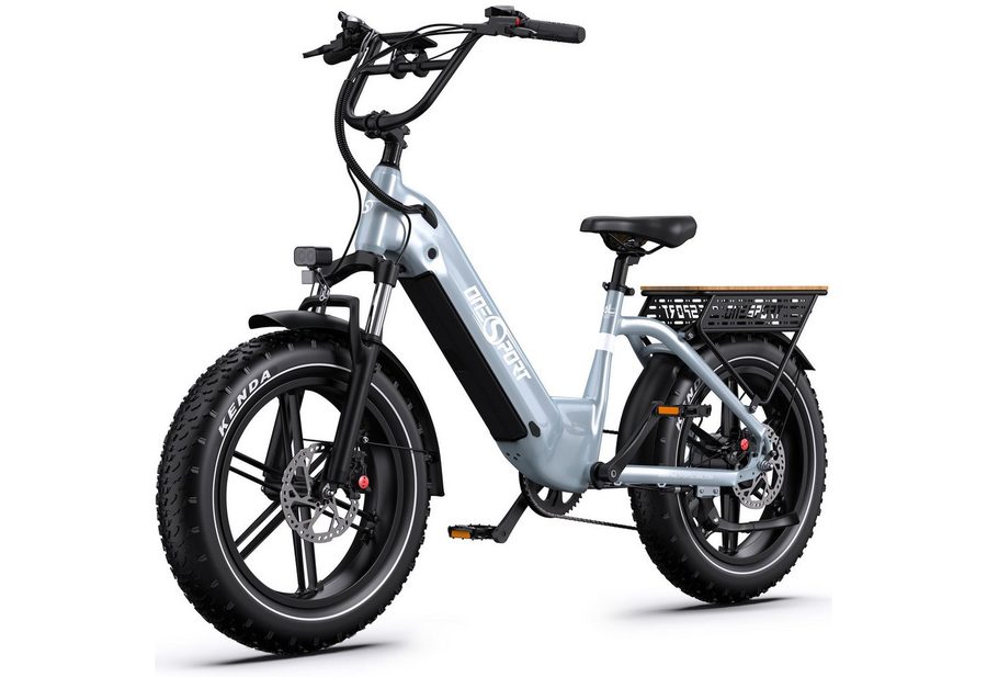 Onesport E-Bike Cityrad herren Elektrofahrrad 20× 4.0 Zoll 18AH 48V 864WH damen E-MBT, 7 Gang Shimano, Kettenschaltung (Shimano 7-Gang), Heckmotor, 864 Wh, Cityrad 7 Gang Shimano, hydraulischen Scheibenbremse, Kettenschaltung