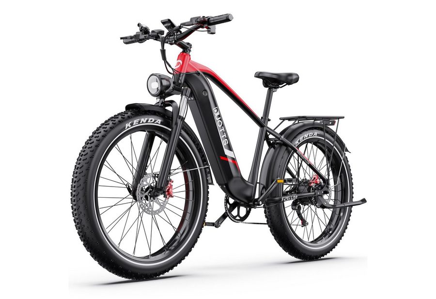 DUOTTS E-Bike Cityrad F26lite Damen u. Herren Pedelec 48V 864Wh 100km 20x4,0 Elektrisches, 7 Gang Shimano Schaltwerk, Kettenschaltung, Heckmotor, 864 Wh, Fat-Tire E-Mountainbike