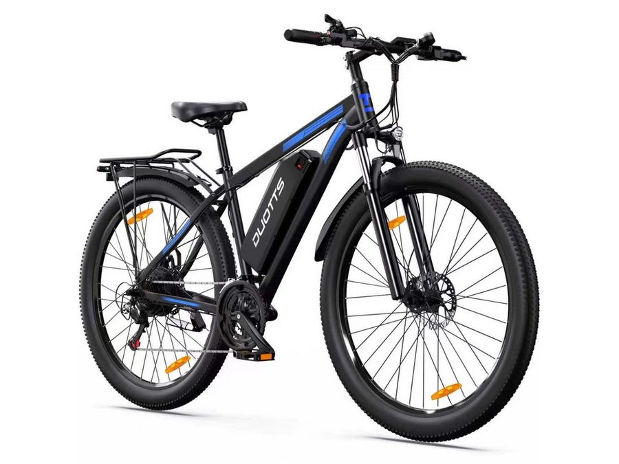 DUOTTS E-Bike Mountainbike 29 Zoll E-Fahrrad Damen u. Herren 720WH Pedelec 48V 15AH 110 km E-MTB, Kettenschaltung, Heckmotor, 720 Wh, (Beleuchtungsset mit Batterieladegerät, Batterieschlüssel, Werkzeug), E-Bikes mit hydraulischen Bremsen, Federgabel & App-Steuerung