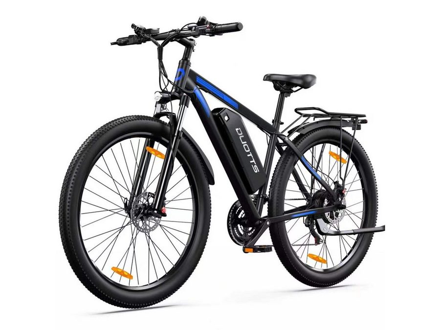 DUOTTS E-Bike Mountainbike 29 Zoll E-Fahrrad Damen u. Herren 720WH Pedelec 48V 15AH 110 km E-MTB, Kettenschaltung, Heckmotor, 720 Wh, (Beleuchtungsset mit Batterieladegerät, Batterieschlüssel, Werkzeug), E-Bikes mit hydraulischen Bremsen, Federgabel & App-Steuerung