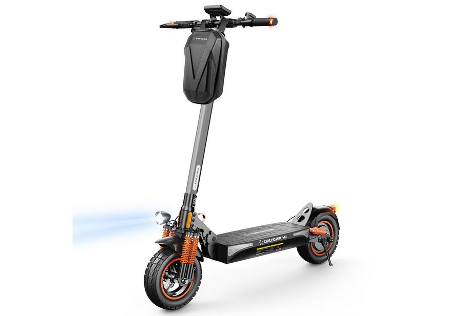 iscooter E-Scooter 10 Zoll Elektroroller mit Straßenzulassung passt ins Gelände, 12,5 Ah, 500,00 W, (1 tlg), 60–70 km Reichweite, Offroad Luftreifen