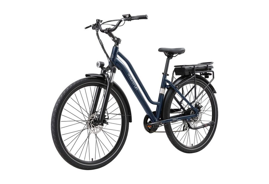 Vankel E-Bike Urban-7 E-Fahrrad Damen u. Herren 460WH Pedelec, 36V 70 km Reichweite, Kettenschaltung, Heckmotor, 460,8 Wh, Shimano,Scheibenbremsen, Kettenschaltung, E-bikes