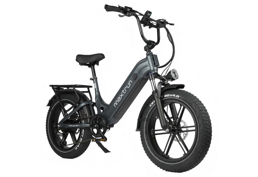 Vankel E-Bike Cityrad Camel E-Fahrrad Damen u. Herren 864WH Pedelec, 48V 18AH 120 km, Kettenschaltung, Heckmotor, 864 Wh, (Beleuchtungsset mit Batterieladegerät, Batterieschlüssel, Werkzeug), Fatbike E-Bikes 250W, 120km Reichweite, 20×4.0" Reifen
