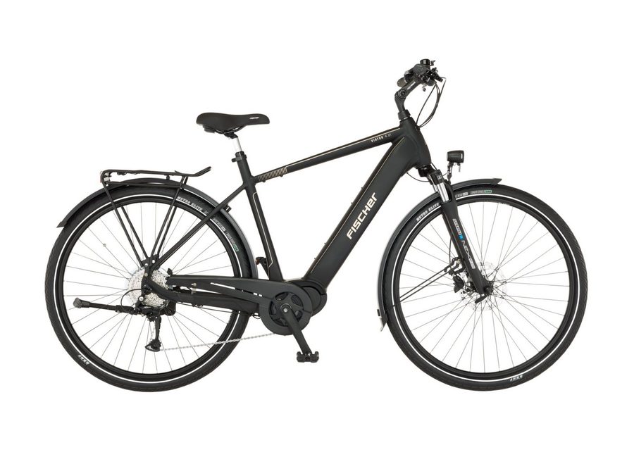 FISCHER Fahrrad E-Bike Trekkingrad VIATOR 4.2i 630 55 ACTIVE, 9 Gang Shimano, Mittelmotor, 630 Wh