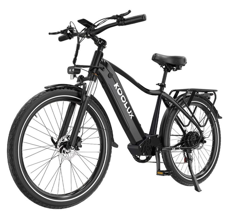KOOLUX E-Bike 26/27,5 Zoll Elektrofahrrad für Damen/Herren,elektro-cityrad, Heckmotor, 720 Wh, Elektrofahrrad 7-Gang Shimano 48V15AH Herausnehmbare Batterie