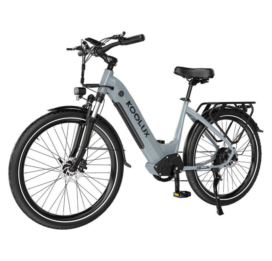 KOOLUX E-Bike 26/27,5 Zoll Elektrofahrrad für Damen/Herren,elektro-cityrad, Heckmotor, 720 Wh, Elektrofahrrad 7-Gang Shimano 48V15AH Herausnehmbare Batterie