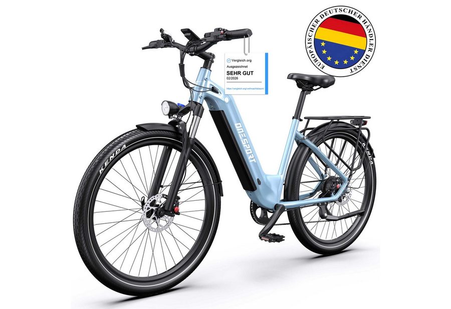 Vankel E-Bike Cityrad e bike für herren 28 zoll 18.2AH 36V 655WH damen 120km E-MBT, SHIMANO, Kettenschaltung, Heckmotor, 655,2 Wh, e bike für damen herren 28 zoll Cityrad 7 Gang Shimano hydraulischen