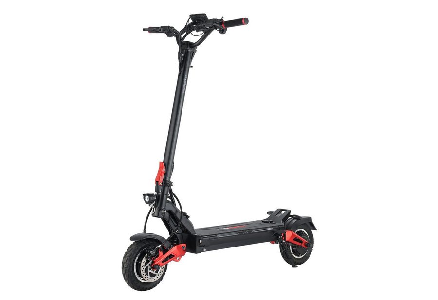 Miniwalker E-Scooter Tiger 10 Pro+ Elektroroller 2400W Dual Motor 70 km/h 24Ah 60V Offroad, 600 W, 70 km/h, bis zu 70 km Reichweite, ohne Straßenzulassung