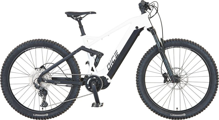 Prophete E-Bike Mountainbike Prophete Dice 5.0, 12 Gang Shimano Deore Schaltwerk, Kettenschaltung, Mittelmotor, 720 Wh, Pedelec, Elektrofahrrad für Damen u. Herren, MTB