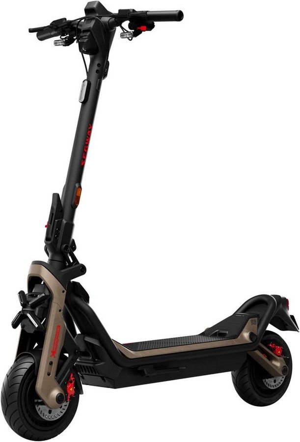 Segway E-Scooter Superscooter GT3 Pro, 80 km/h, (Smart TFT Display, 1700W*2 Motoren, 11-Zoll Reifen, IPX6), mit 80 km/h, 138 km Eco Modus Reichweite, 150 kg Tragfähigkeit