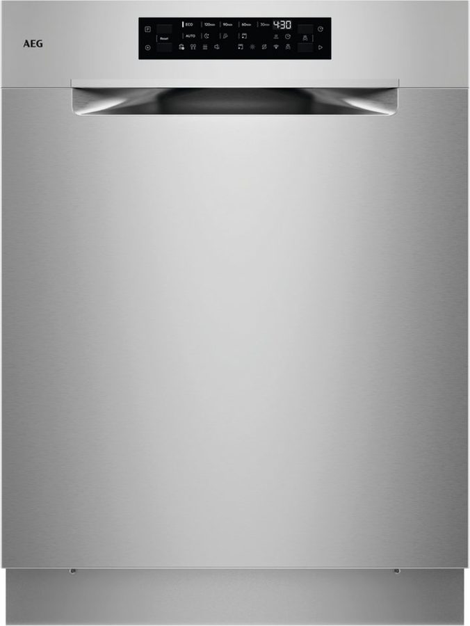 AEG Unterbaugeschirrspüler 8000 GU8200A2SCM, Leise Spülmaschine 38 dB kraftvoll gegen Eingebranntes bei 8,4l Wasser