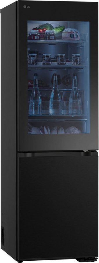LG Kühl-/Gefrierkombination InstaView® GBG5160CEV, 186 cm hoch, 59,5 cm breit