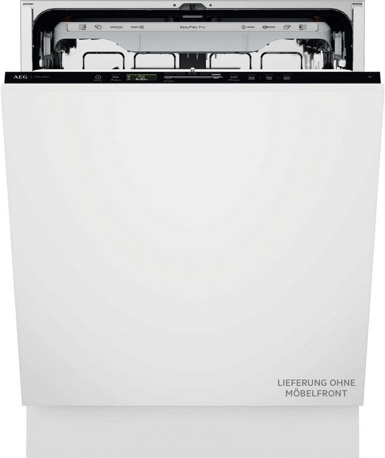 AEG vollintegrierbarer Geschirrspüler Serie 9000, 60 cm, WiFi GI9210X2CT, 14 Maßgedecke, Flüsterleise Spülmaschine 35 dB nur 8,4 l Verbrauch & EEK A-10 %