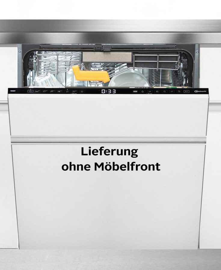 BAUKNECHT vollintegrierbarer Geschirrspüler B8I HF58 TUC, 14 Maßgedecke, Flüsterleise – mit Geräuschwerten von bis zu 38 dB besonders leise