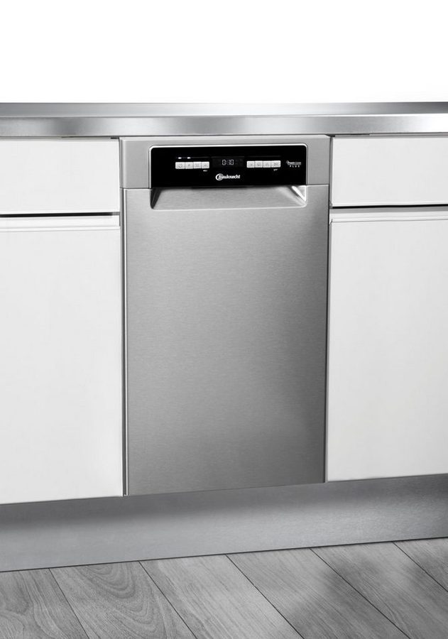 BAUKNECHT Unterbaugeschirrspüler BSUO 3O21 PF X (2), 10 Maßgedecke, PowerClean Hochdruckdüsen – reinigt hartnäckigste Verschmutzungen