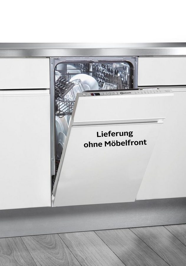 BAUKNECHT vollintegrierbarer Geschirrspüler BSIO 3T223 PE X (2), 10 Maßgedecke, PowerClean Hochdruckdüsen – reinigt hartnäckigste Verschmutzungen