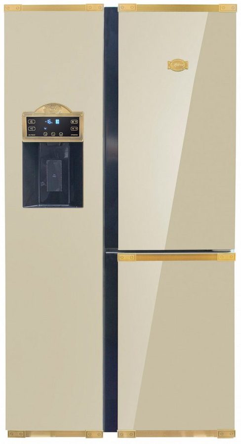 Kaiser Küchengeräte Side-by-Side Art Deco KS 90300 ElfAD Bio, 183 cm hoch, 91,1 cm breit, Kühl-Gefriergerät Side-by-Side Multi 9 Multifunktions