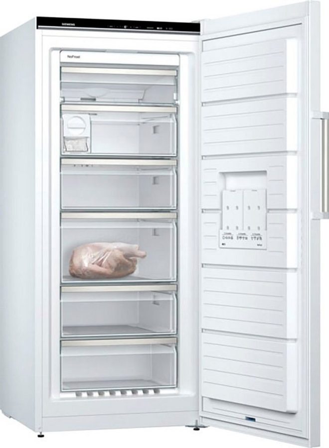SIEMENS Gefrierschrank No Frost iQ500 GS51NAWCV, 161 cm hoch, 70 cm breit, Nie wieder Abtauen dank noFrost und bigBox für genügend Platz