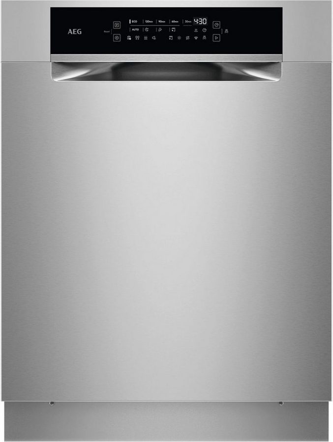 AEG Unterbaugeschirrspüler 9000 GU9200X2SCM, Leise Spülmaschine 38 dB kraftvoll gegen Eingebranntes EEK A-10%
