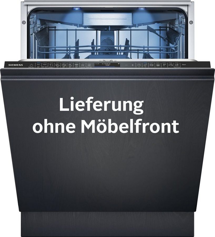 SIEMENS vollintegrierbarer Geschirrspüler iQ700 SN87TX00CE, 14 Maßgedecke, Bessere Trocknung & weniger Energieverbrauch dank Zeolith