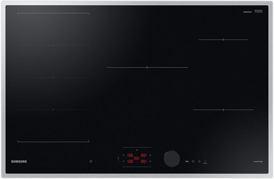 Samsung Flex-Induktions-Kochfeld NZ8500BM NZ85C6058HK/U1, Mehr Flexibilität und viel Platz deine Pfannen & Töpfe. Mit WiFi
