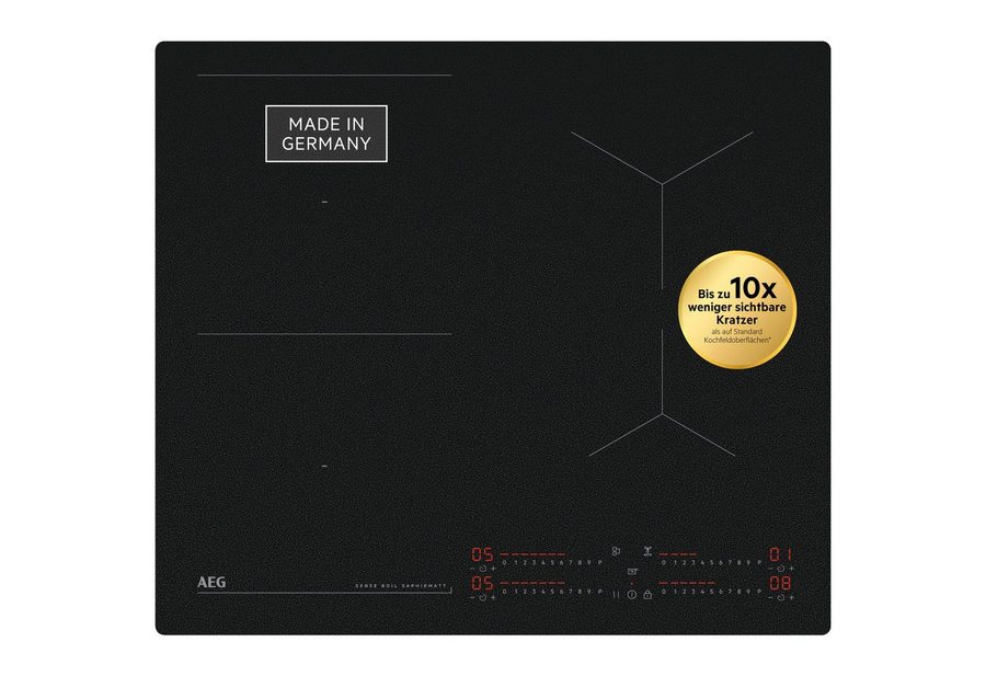 AEG Induktions-Kochfeld Serie 7000 TI64IB1FIZ, Bis zu 10x weniger sichtbare Kratzer – Made in Germany