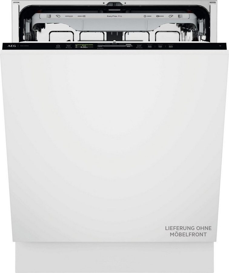 AEG vollintegrierbarer Geschirrspüler GI9200X2TC, 8,4 l, 14 Maßgedecke, Leise Spülmaschine 38 dB kraftvoll gegen Eingebranntes EEK A-10 %