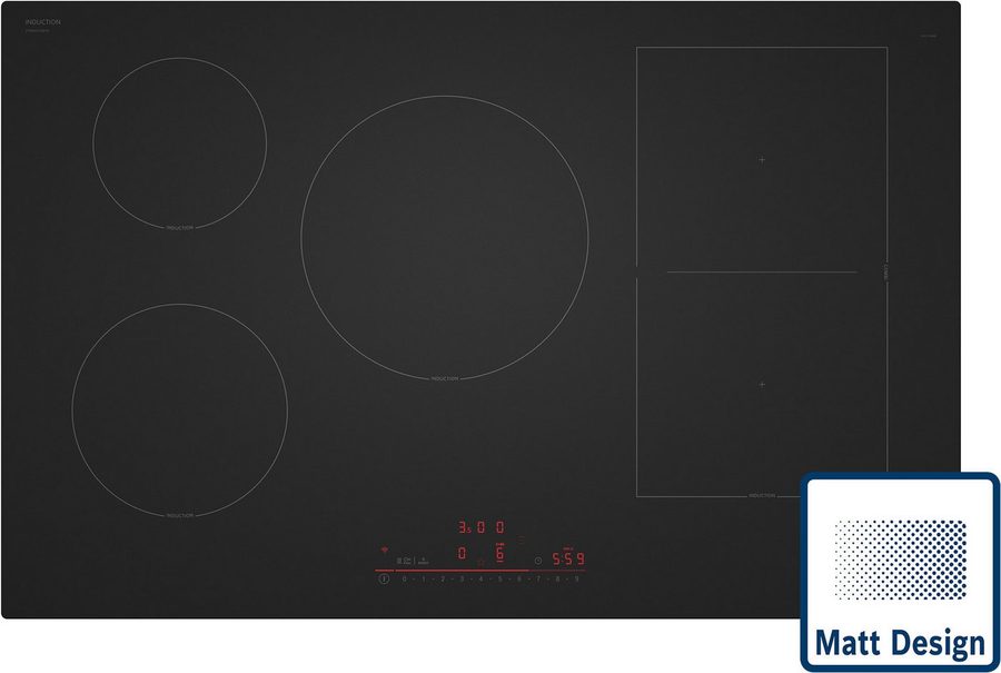 BOSCH Induktions-Kochfeld Serie 6 PVW81CHB1E, Intuitive DirectSelect-Bedienung & flexible Combi Zone