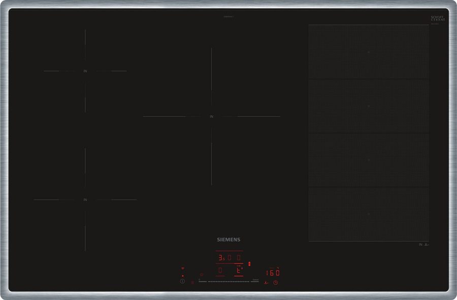 SIEMENS Induktions-Kochfeld iQ700 EX845HVC1E, Mehr Flexibilität beim Kochen dank varioInduktion Kochfeld