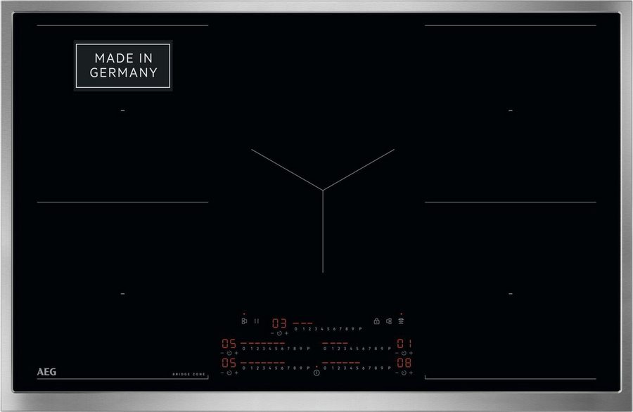 AEG Induktions-Kochfeld Serie 6000 TK85IM0FRB, Induktionskochfeld, mit Hob²Hood Abzugssystem, mit Direktsteuerung