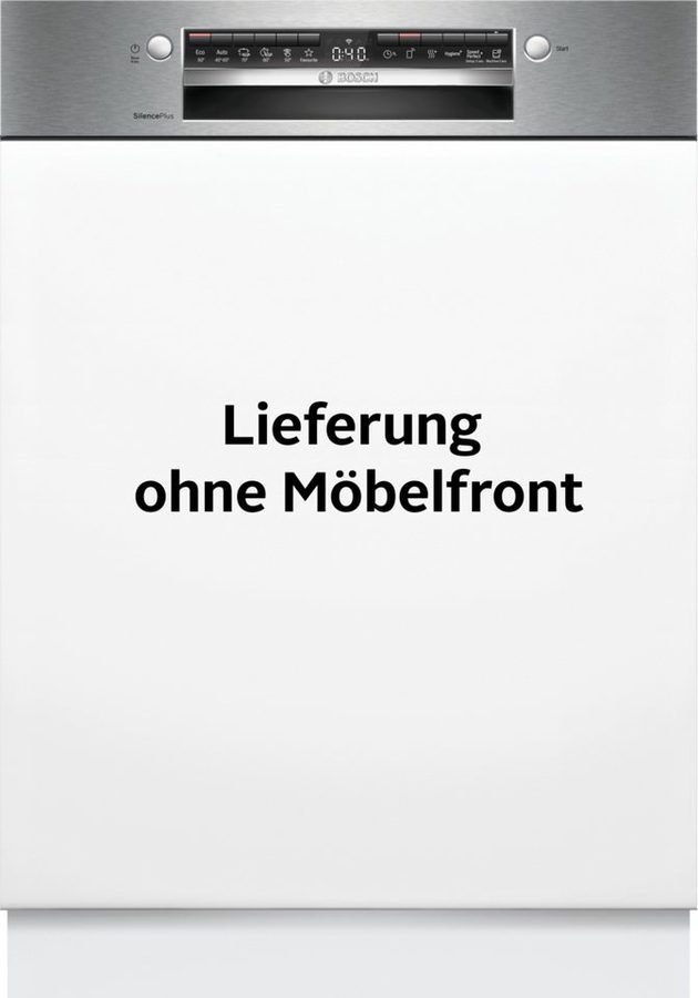 BOSCH teilintegrierbarer Geschirrspüler Serie 4 SMI4ECS32E, 14 Maßgedecke, Automatische Türöffnung gegen Kondenswasser & flexible Max Flex Körbe